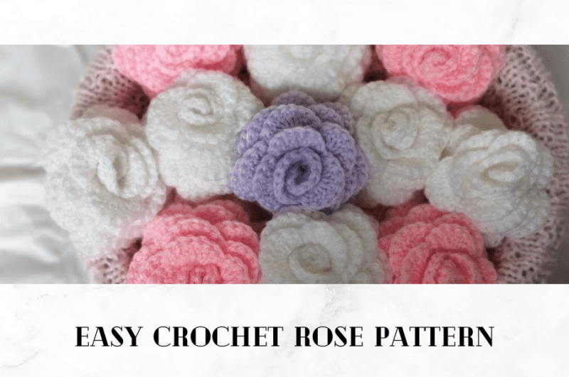 Easy Crochet Rose Pattern
