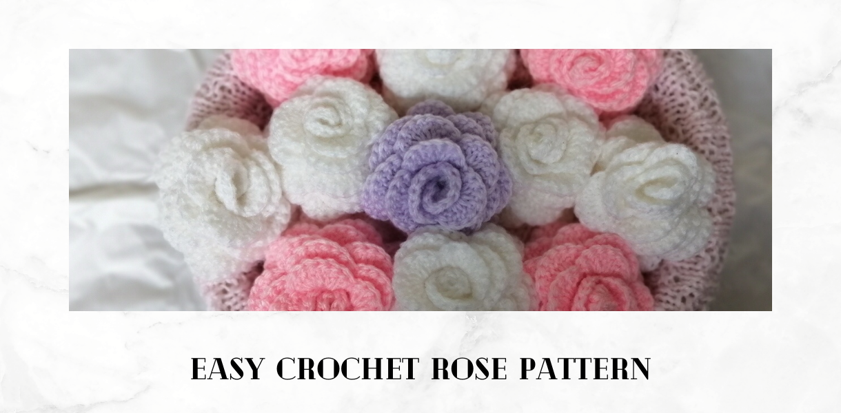 Easy Crochet Rose Pattern
