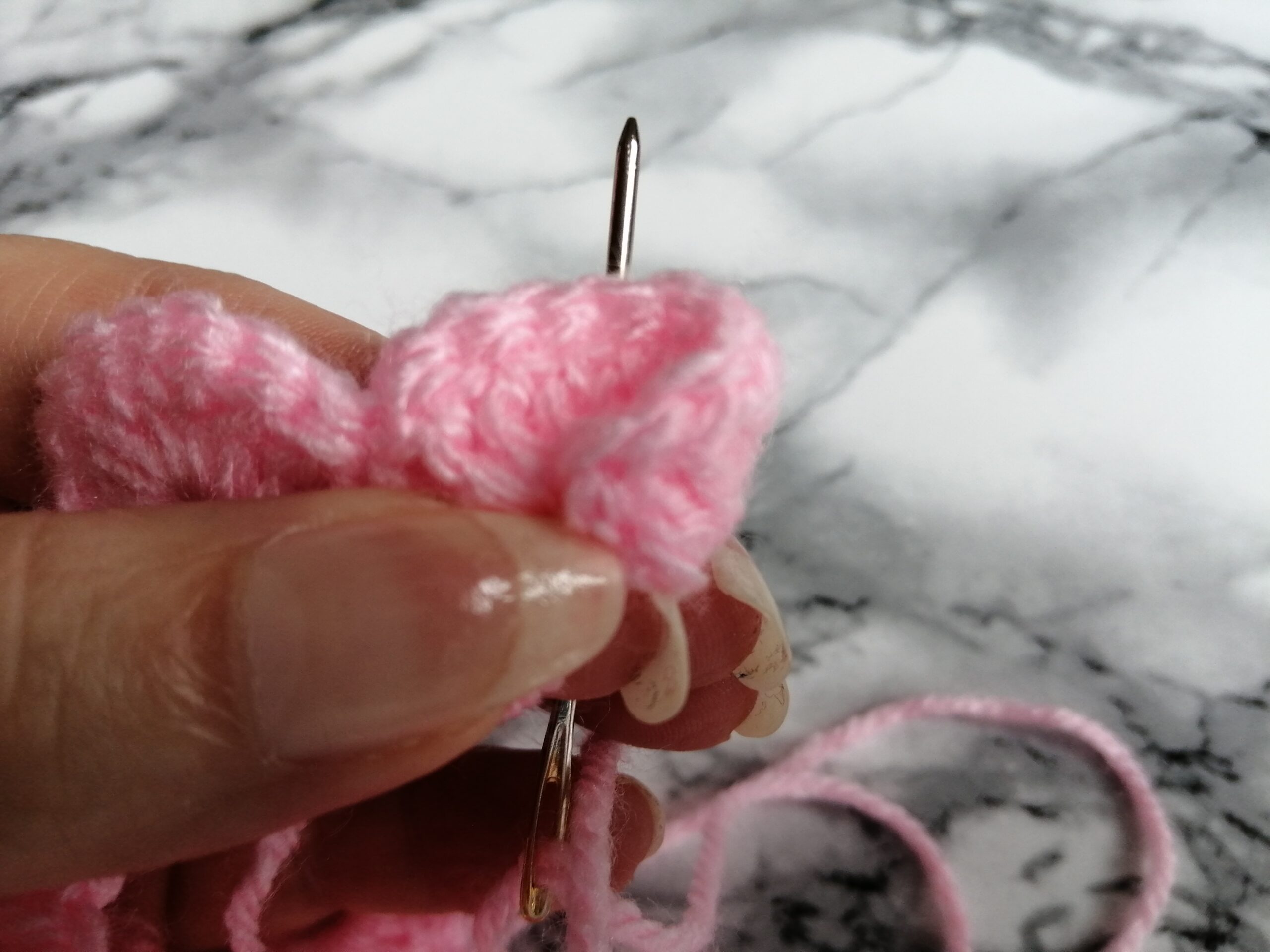 Easy Crochet Rose 12