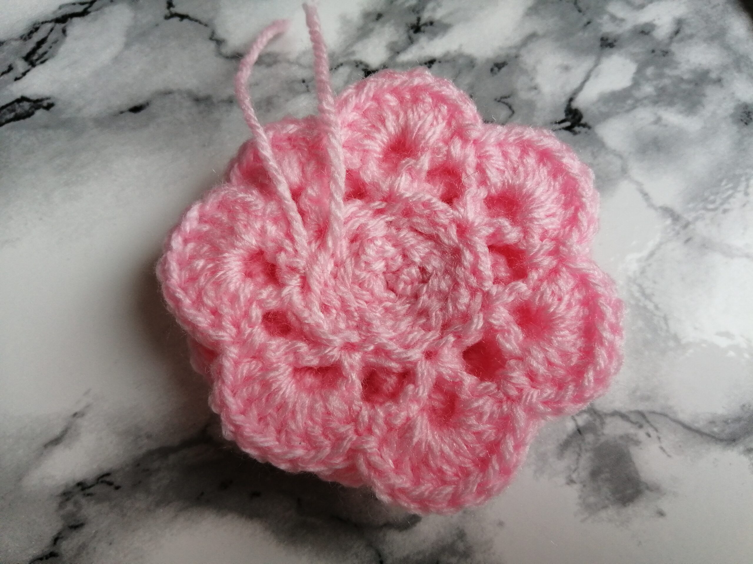 Easy Crochet Rose 5