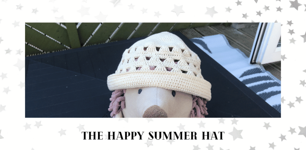 The Happy Summer Hat Banner Graphic