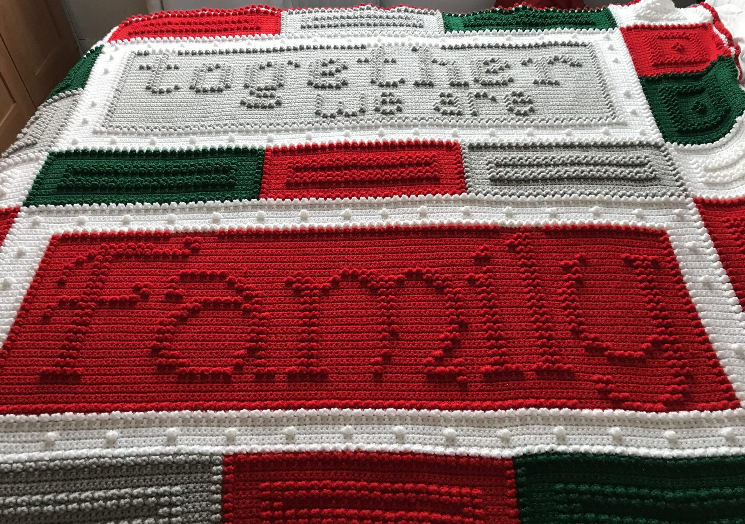 Together We Are Family Crochet Blanket