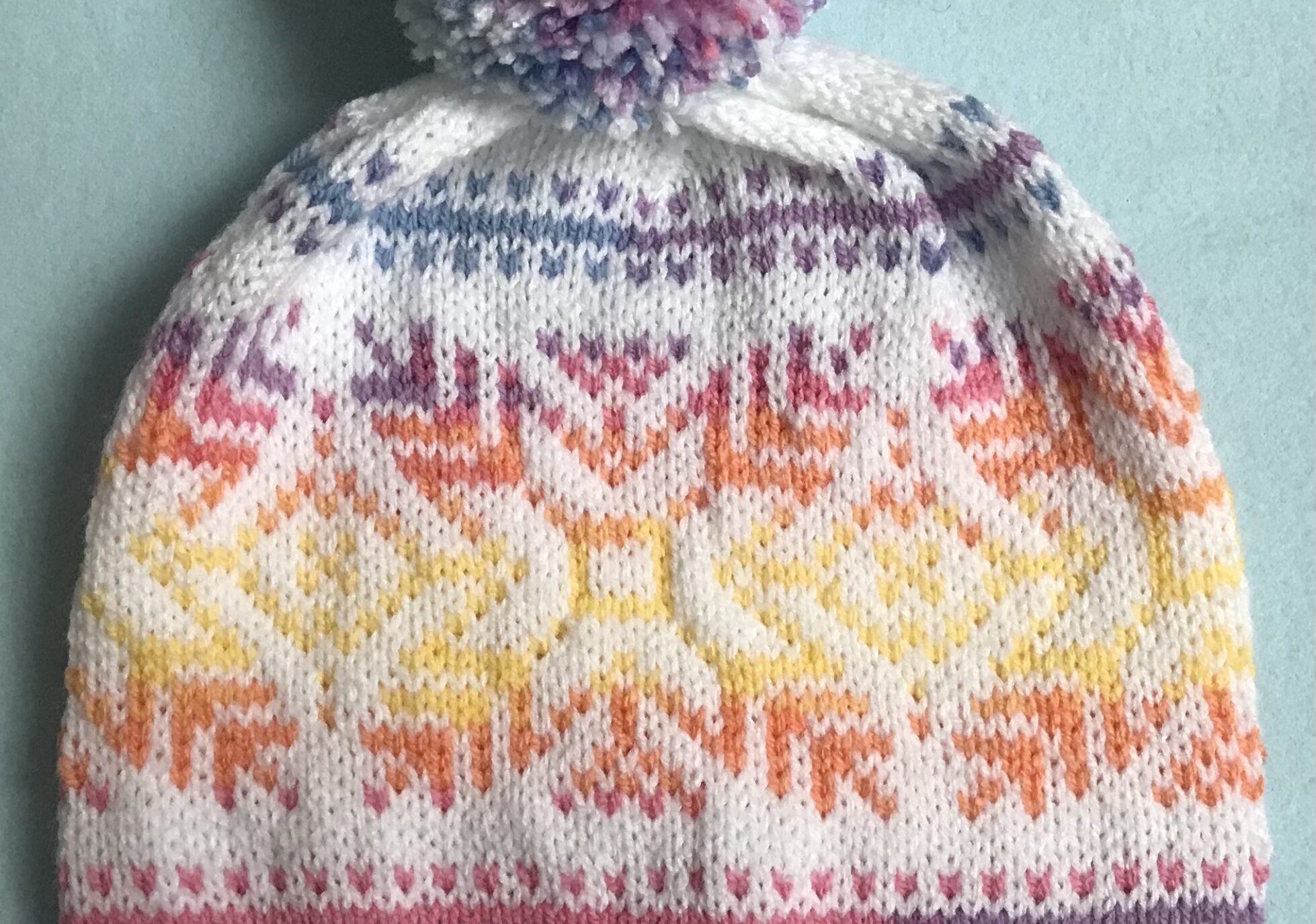 Nordic Snowflake Hat